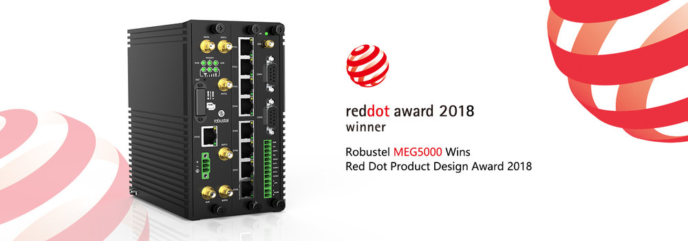 Robustel MEG5000 Wins Red Dot Product Design Award